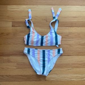 Hula Honey Striped Bikini
